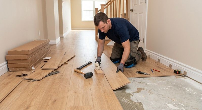 Laminate Floor Installation in League City, TX