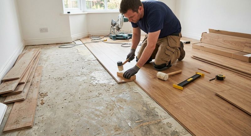 Laminate Floor Replacement in Crosby, TX
