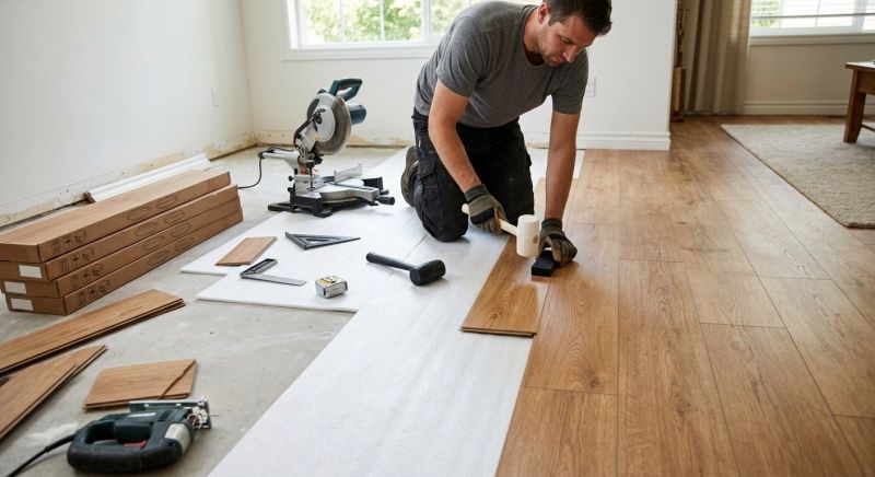 Laminate Floor Replacement in Highlands, TX