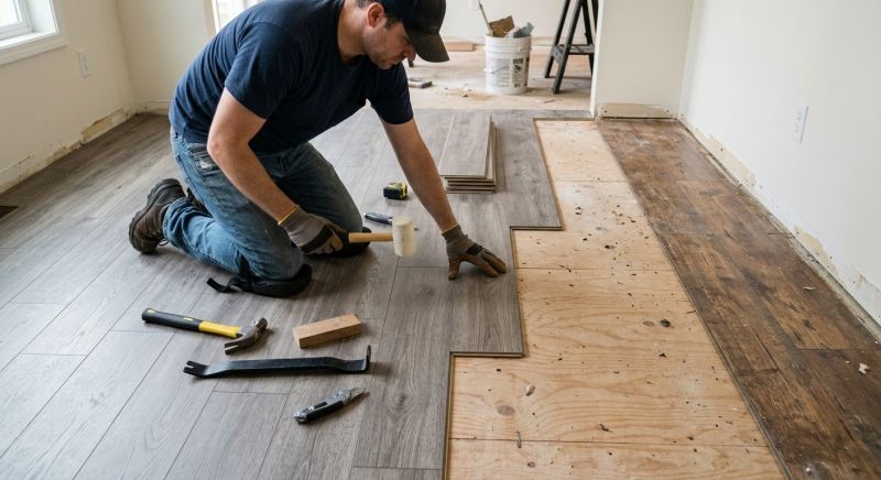 Laminate Floor Replacement in Sugar Land, TX