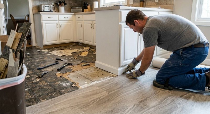 Linoleum Floor Installation in Baytown, TX