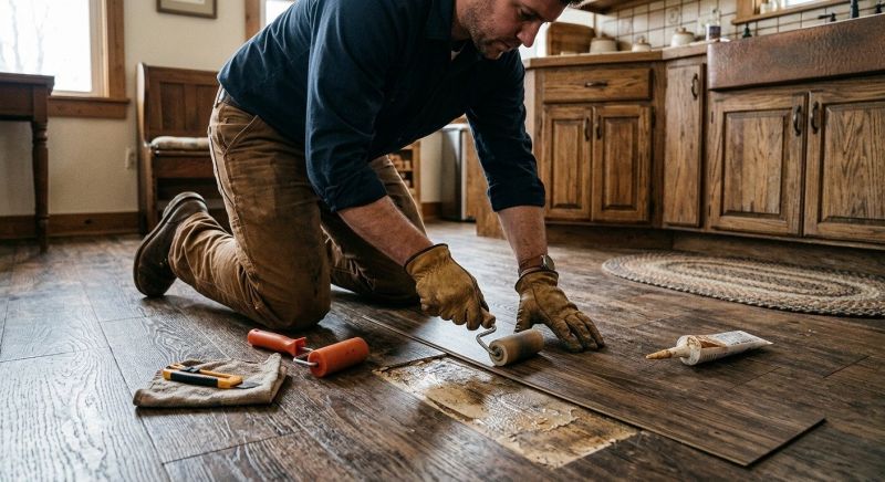 Linoleum Floor Installation in Crosby, TX