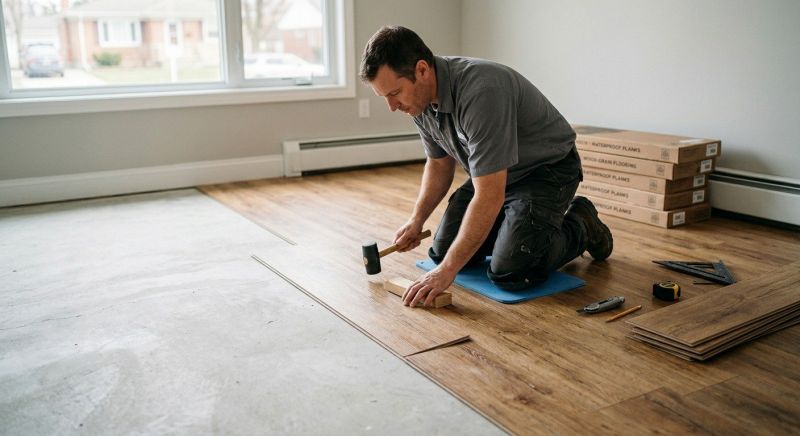 Linoleum Floor Installation in Fort Bend County, TX