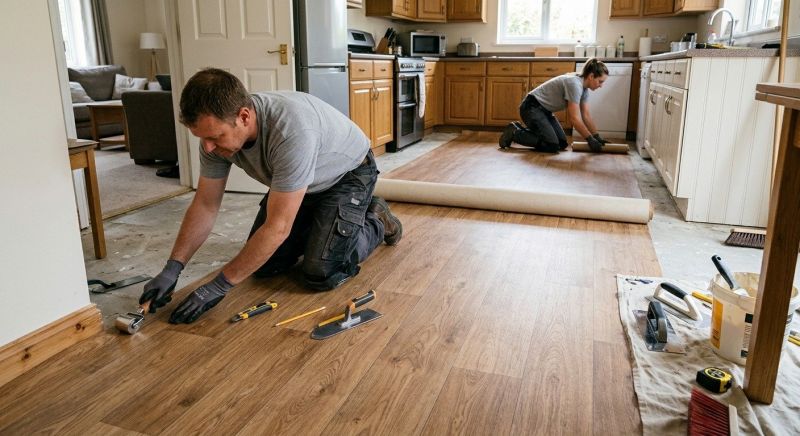 Linoleum Floor Installation in South Houston, TX