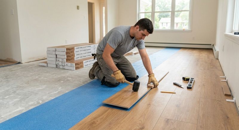 Lvt Flooring Installation in Dickinson, TX