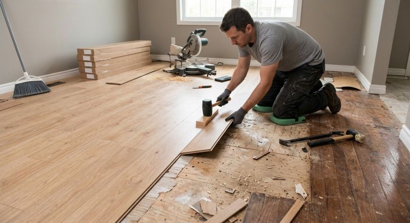 Plank Laminate Installation in South Houston, TX