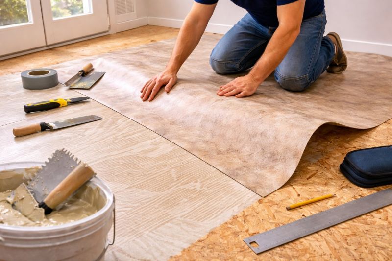 Sheet Flooring Installation in Houston, TX