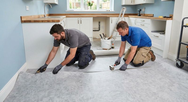 Sheet Linoleum Installation in South Houston, TX