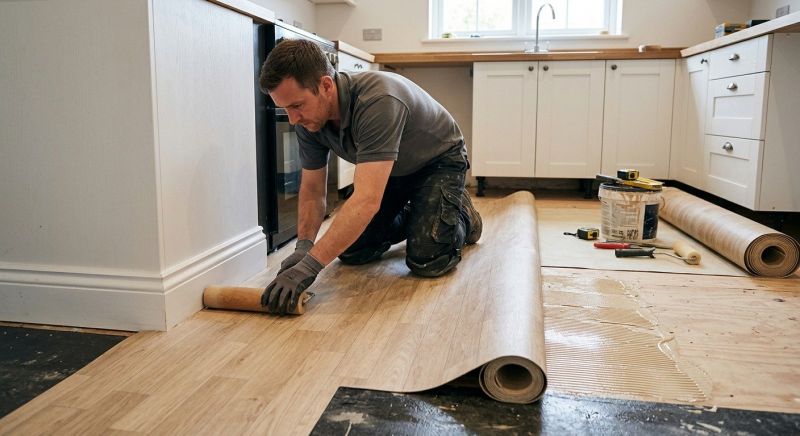 Sheet Linoleum Installation in South Houston, TX