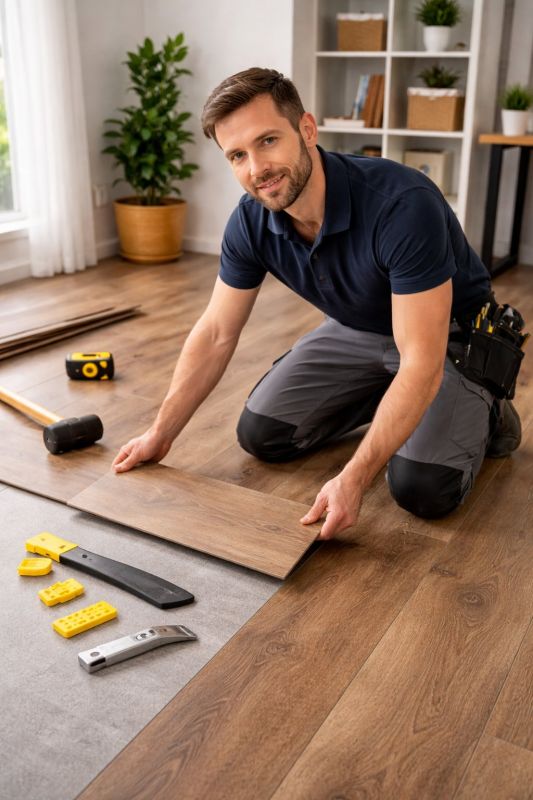 Vinyl Flooring Installation in Galveston County, TX